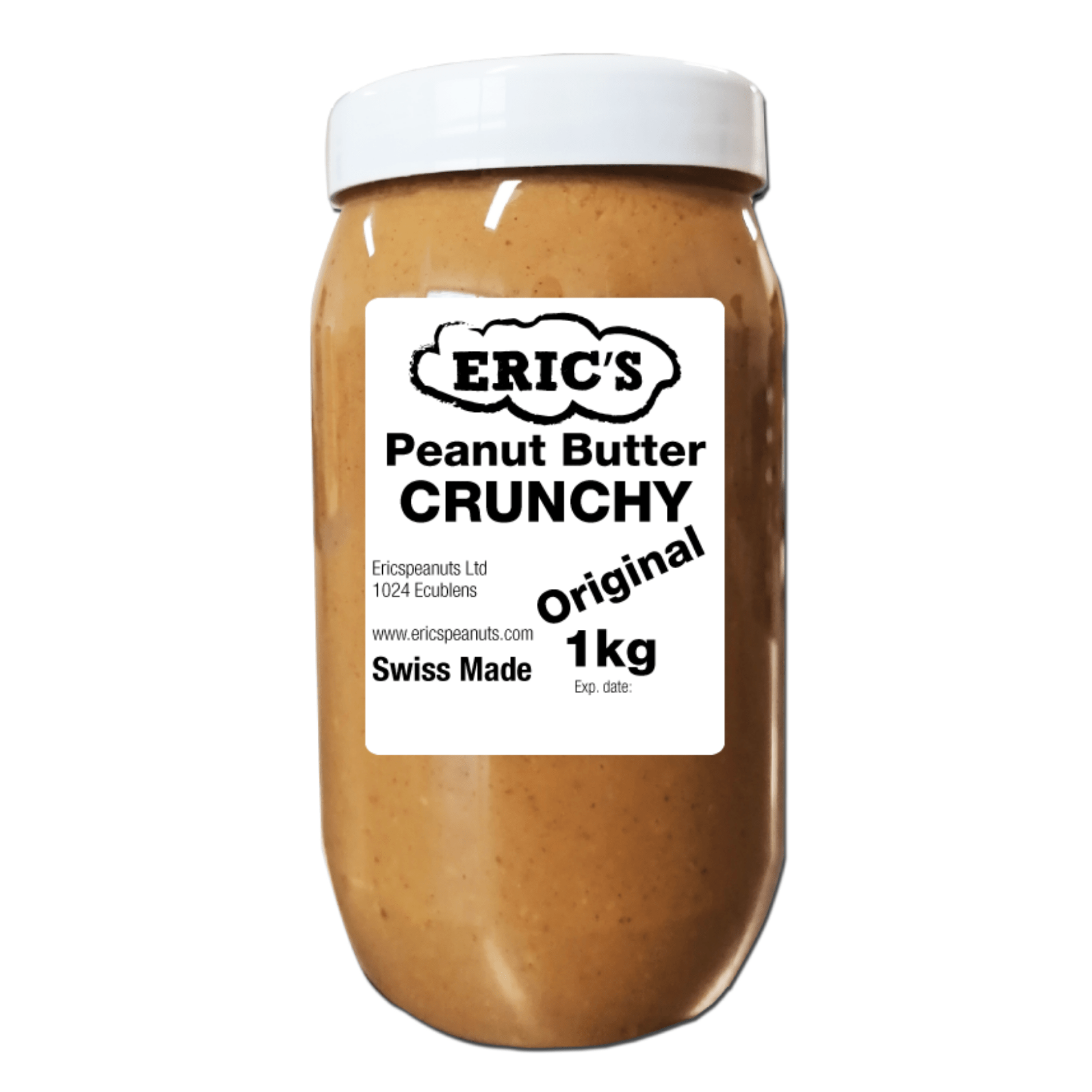 Beurre de cacahuètes Crunchy 340g - Kibo