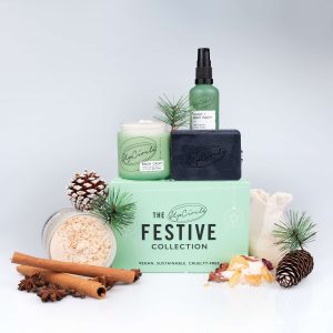 The festive collestion christmas skincare gift box Upcircle switzlerand