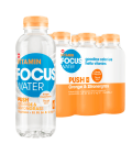 FOCUS WATER - Push Orange & Lemongrass 0 Sugar - 6x500ml