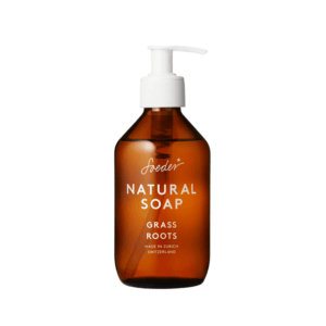 natural soap, grass roots, antibacterial