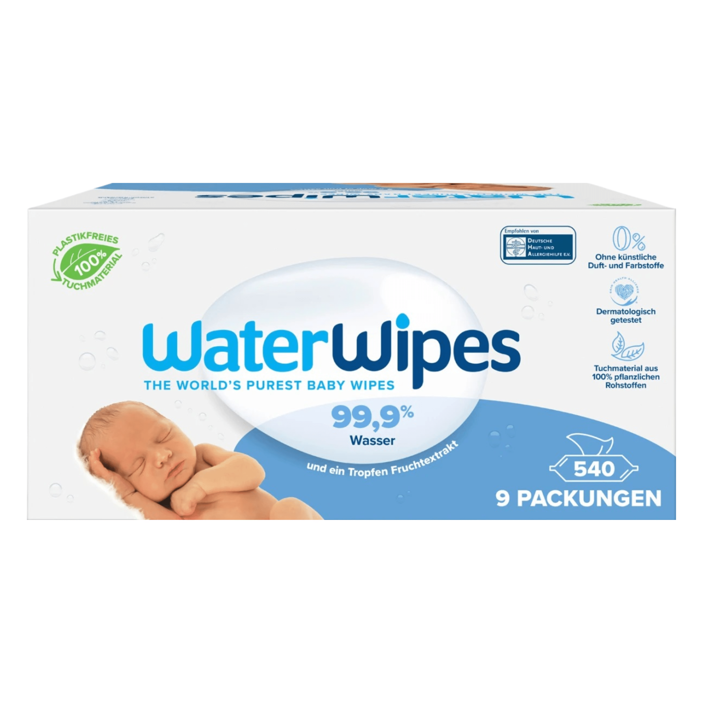 WaterWipes - Lingettes humides pour bébé - 60x12 - Siradis